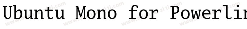 Ubuntu Mono for Powerline BoldForPo字体转换